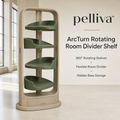 pelliva™ ArcTurn Rotating Room Divider Shelf