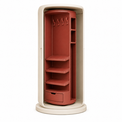 pelliva™ LoopVault Rotating Entryway Wardrobe