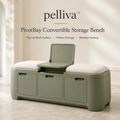 pelliva™ PivotBay Convertible Storage Bench