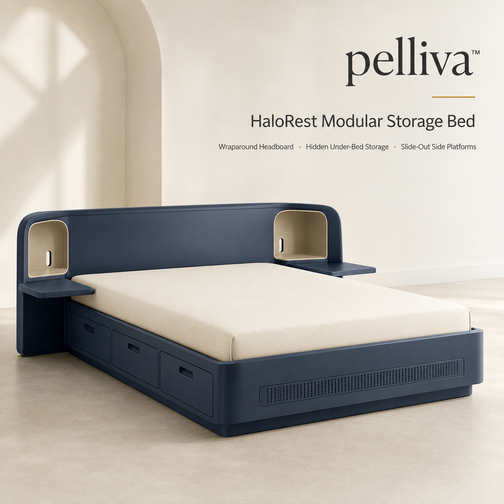 pelliva™ HaloRest Modular Storage Bed