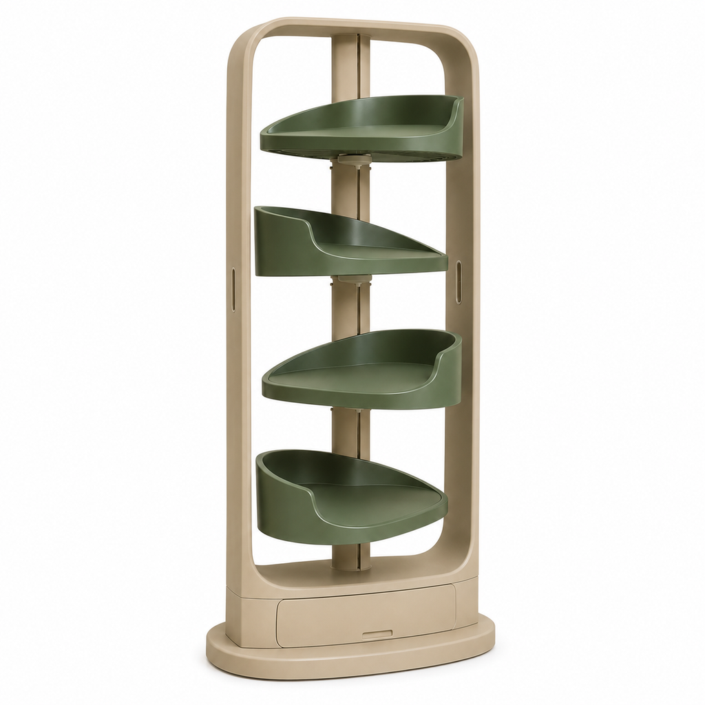 pelliva™ ArcTurn Rotating Room Divider Shelf